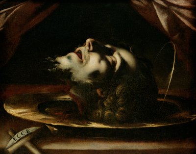 Johannes Døberens hoved af Francesco del Cairo