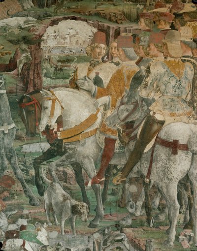 Månedernes hal: Marts (freskomaleri) af Francesco del Cossa