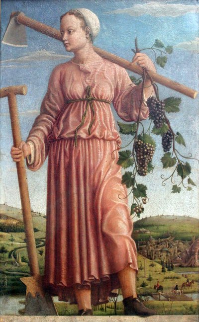 Polyhymnia, den hellige poesis muse af Francesco del Cossa