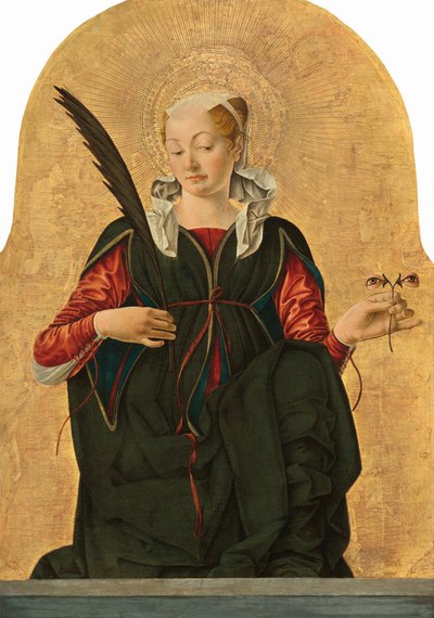 Saint Lucy, ca. 14731474. af Francesco del Cossa