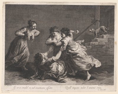 kvinder, der kæmper Women Fighting (serietitel) af Francesco del Pedro
