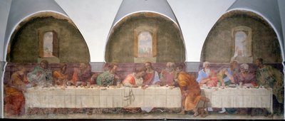 Sidste nadver (fresko af Francesco di Cristofano Franciabigio