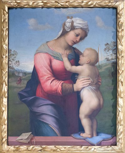 Madonna og barn af Francesco di Cristofano Franciabigio