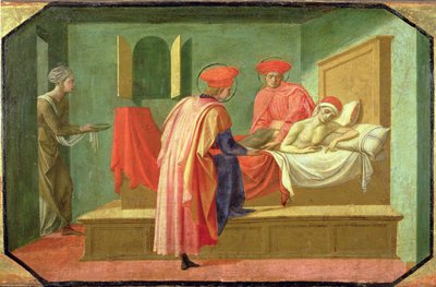 SS. Cosmas og Damian helbreder de syge af Francesco di Stefano Pesellino