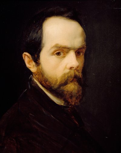 Selvportræt (olie på lærred) af Francesco or Eugene Pescatori