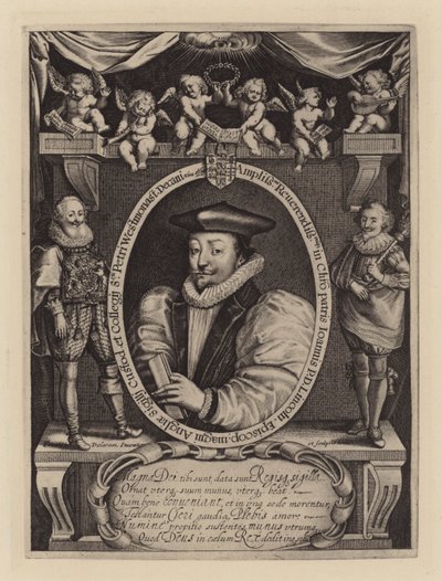 John Williams, biskop af Lincoln, senere ærkebiskop af York, c1621 (gravering) af Francis (after) Delaram