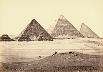 Giza-pyramidekomplekset, Egypten af Francis (after) Frith