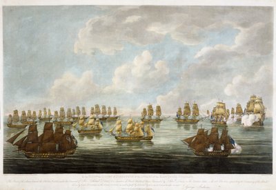 Kamp mellem Kina-flåden og en fransk eskadre den 15. februar 1804 af Francis (after) Sartorius