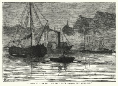 Illustration til store forventninger af Charles Dickens (gravering) af Francis Arthur Fraser