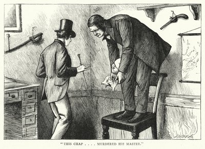 Illustration til store forventninger af Charles Dickens (gravering) af Francis Arthur Fraser