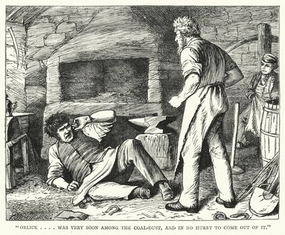 Illustration til Great Expectations af Charles Dickens (gravering) af Francis Arthur Fraser