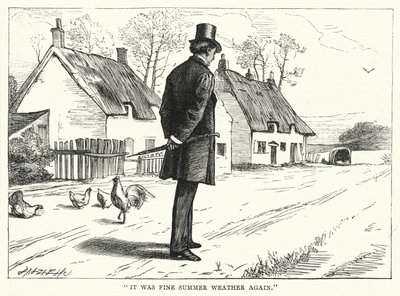 Illustration til store forventninger af Charles Dickens (gravering) af Francis Arthur Fraser