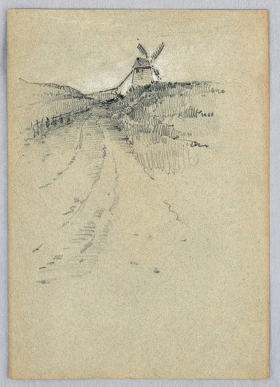 En vindmølle af Francis Augustus Lathrop