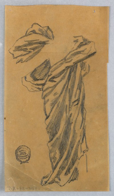 Draperi undersøgelse af Francis Augustus Lathrop