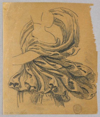 Draperi undersøgelse af Francis Augustus Lathrop