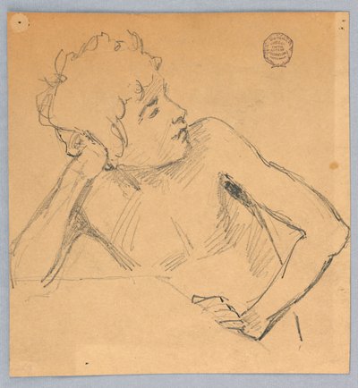 Figurstudie af Francis Augustus Lathrop