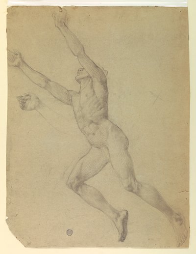 Figurstudie for Diana og hendes ledsagere blandt konstellationerne af Francis Augustus Lathrop