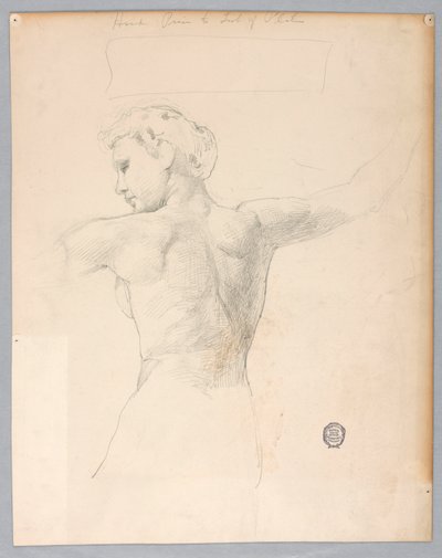 Skitse til "Nat" af Francis Augustus Lathrop