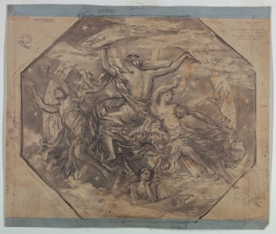 Studie til "Zodiac" af Francis Augustus Lathrop