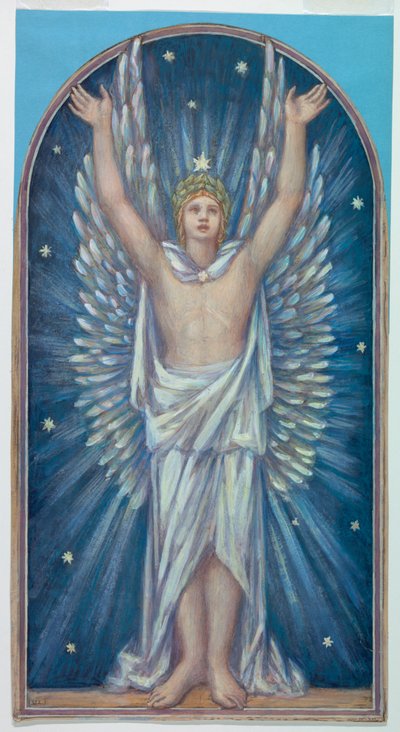 Studie for figur af Francis Augustus Lathrop