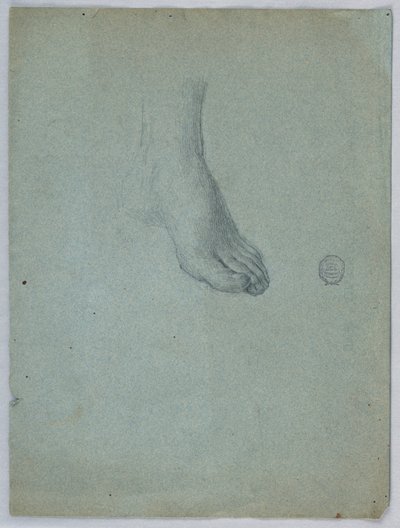 Studie af venstre fod af Francis Augustus Lathrop