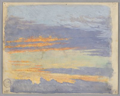Undersøgelse af skyer, Rom, Italien af Francis Augustus Lathrop