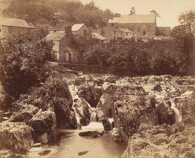 Ved Pont y pair, Bettws-y-Coed, North Wales, 1856. af Francis Bedford