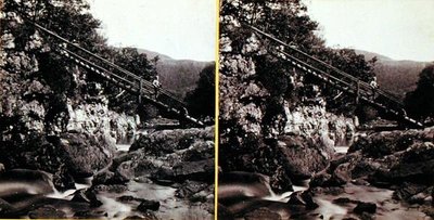 Bettws-y-Coed, minearbejdernes bro (foto) af Francis Bedford