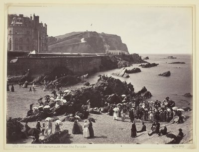 Ilfracombe, Wildersmouth fra Parade af Francis Bedford