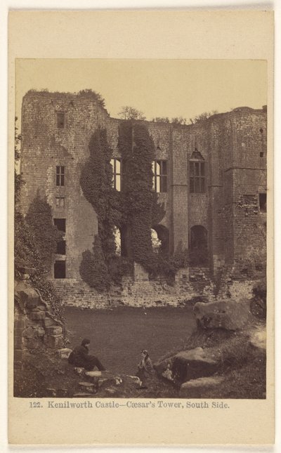 Kenilworth Castle - Cæsars tårn, sydsiden. af Francis Bedford