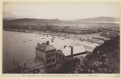 Llandudno - Paraden ovenfra badene af Francis Bedford