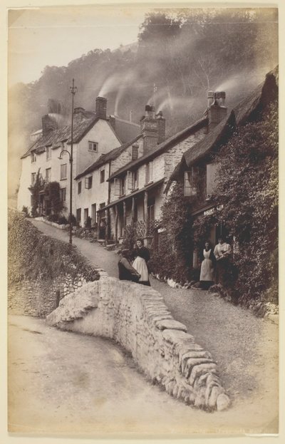 Lynmouth, Mars Hill, 186094. af Francis Bedford