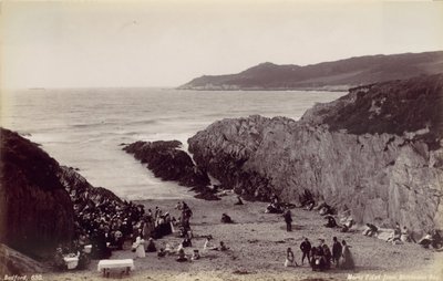 Morte Point fra Barricane Bay, 1870