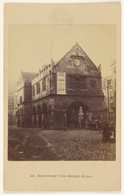 Shrewsbury - The Market House. af Francis Bedford