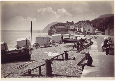 Sidmouth, den vestlige ende af esplanaden af Francis Bedford