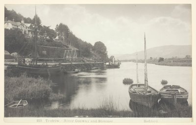 Trefriw - River Conway and Steamer, 186094. af Francis Bedford