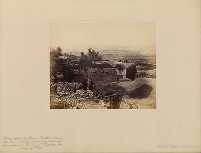 Øvre Beth-Horon af Francis Bedford