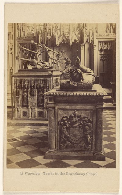 Warwick - Gravsteder i Beauchamp-kapellet af Francis Bedford