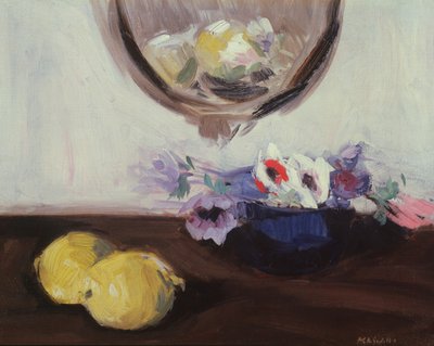 Anemoner og citroner af Francis Campbell Boileau Cadell