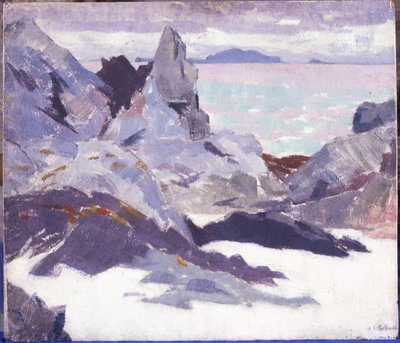 Cathedral Rock, Iona (olie på lærred) af Francis Campbell Boileau Cadell