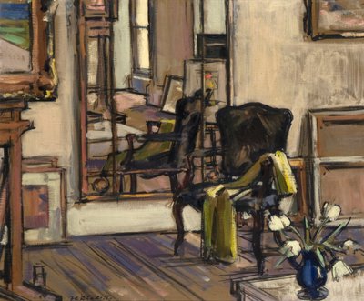 Interiør, Regent Terrace, Edinburgh, 1932-33 af Francis Campbell Boileau Cadell