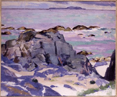 Lunga ovenfra Havfruer, Iona (olie på lærred) af Francis Campbell Boileau Cadell