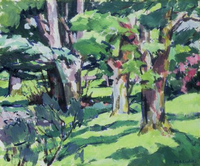 Træer ved Auchinleck, Ayrshire af Francis Campbell Boileau Cadell