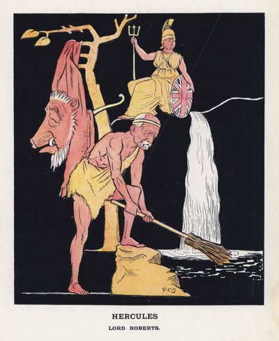 Hercules, Lord Roberts (farve litho) af Francis Carruthers Gould