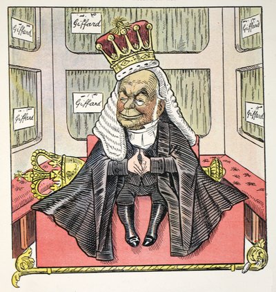 The Early E, illustration fra The Struwwelpeter Alphabet, vers af Harold Begbie (1871–1929) af Francis Carruthers Gould