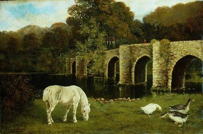 En bro over floden Stour af Francis Cecil Boult