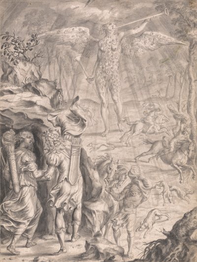 Dido og Aeneas husly i en hule af Francis Cleyn