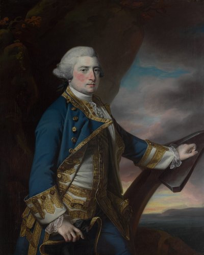 Admiral Harry Paulet 171920-1794, sjette hertug af Bolton. af Francis Cotes