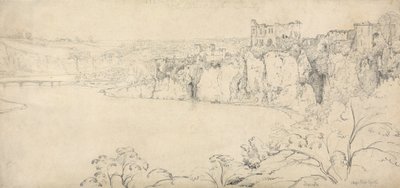 Chepstow Castle på Wye af Francis Danby