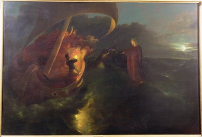 Kristus går på Galilæas Sø af Francis Danby
